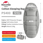 Naturehike PS400 Oval Ultralight Uyku Tulumu -12°C ( Cloudy Grey ) - 7
