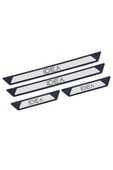 FİAT İDEA TÜM MODELLER UYUMLU STYLE KROM KAPI EŞİĞİ 4 PARÇA ABS - 2
