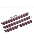 GEELY ECHO TÜM MODELLER UYUMLU STYLE KROM KAPI EŞİĞİ 4 PARÇA ABS - 3