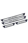 DACİA SOLENZA TÜM MODELLER UYUMLU STYLE KROM KAPI EŞİĞİ 4 PARÇA ABS - 2