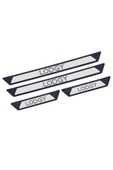 DACİA LODGY TÜM MODELLER UYUMLU STYLE KROM KAPI EŞİĞİ 4 PARÇA ABS - 2