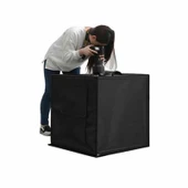 60x60cm Profesyonel Stüdyo Kumandalı LED Işıklı  Ürün Fotoğraf Çekim Çadırı - 2