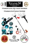 Titanium Olive Lion Plus Akülü Zeytin Hasat Makinesi ve GTA75 Akülü Budama thumbnail 3