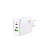 65W Süper Hizli 3 Girişli Başlik 2 x Type-C 1 Usb Girişli - 1