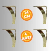 14 CM METAL DAMLA KOLTUK AYAĞI MOBİLYA AYAĞI ÜNİTE AYAĞI KONSOL AYAĞI PUF BERJER AYAĞI ( 4 ADET ) thumbnail 1