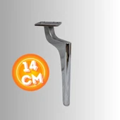 14 CM METAL ZİRVE AYAK KOLTUK AYAĞI MOBİLYA AYAĞI ÜNİTE AYAĞI KONSOL AYAĞI PUF BERJER AYAĞI thumbnail 1