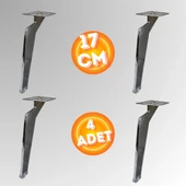 17 CM METAL TABANCA AYAK KOLTUK AYAĞI MOBİLYA AYAĞI ÜNİTE AYAĞI KONSOL AYAĞI PUF BERJER AYAĞI ( 4 ADET ) thumbnail 2