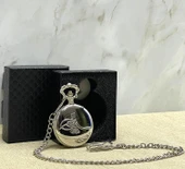 Özel Kutulu Osmanlı Tuğralı Gümüş Köstekli Saat - 1