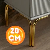 20 CM METAL MAGNOLİA KOLTUK AYAĞI MOBİLYA AYAĞI ÜNİTE AYAĞI KONSOL AYAĞI PUF BERJER AYAĞI thumbnail 1
