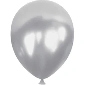 Gümüş Metalik Balon 5" - 1