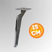 15 CM METAL TABANCA AYAK KOLTUK AYAĞI MOBİLYA AYAĞI ÜNİTE AYAĞI KONSOL AYAĞI PUF BERJER AYAĞI thumbnail 3