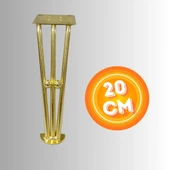 20 CM METAL BONCUKLU KOLTUK AYAĞI MOBİLYA AYAĞI ÜNİTE AYAĞI KONSOL AYAĞI PUF BERJER AYAĞI thumbnail 1