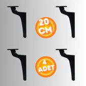 20 CM METAL ZİRVE AYAK KOLTUK AYAĞI MOBİLYA AYAĞI ÜNİTE AYAĞI KONSOL AYAĞI PUF BERJER AYAĞI ( 4 ADET ) thumbnail 3