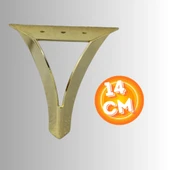 14 CM METAL DAMLA KOLTUK AYAĞI MOBİLYA AYAĞI ÜNİTE AYAĞI KONSOL AYAĞI PUF BERJER AYAĞI thumbnail 1
