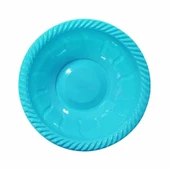 Turkuaz Plastik Yuvarlak Kase - 1