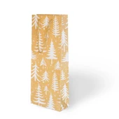 Yılbaşı Varak Baskılı Lüks Karton Çanta 12x35 - Gold Detaylı - 4
