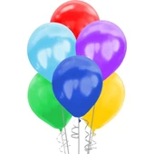 Karışık Renkli Metalik Balon 12" - 1