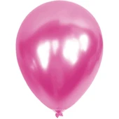 Pembe Metalik Balon 12" - 1