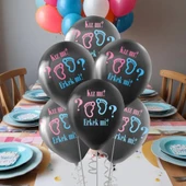 Cinsiyet Partisi Baskılı Balon 12" - 1