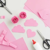 Açık Pembe Krapon Kağıdı 50x200 - 1