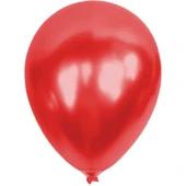 Kırmızı Metalik Balon 5" - 1
