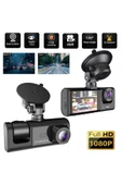 3 Kanal Araba DVR HD 1080P 3 Lensli Araç İçi KameraÜç Yönlü Kamera DVR araç kamera - 2