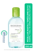 Bioderma Sebium H2O Karma, Yağlı ve Akne Eğilimli Ciltler için Micellar Makyaj Temizleme Suyu 250 ml thumbnail 1