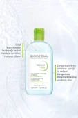 Bioderma Sebium H2O Karma, Yağlı ve Akne Eğilimli Ciltler için Micellar Makyaj Temizleme Suyu 500 ml thumbnail 3