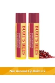 Burt's Bees Nar Aromalı Dudak Bakım Kremi Blister Ambalaj -pomegranate Lip Balm Blister 4,25gr X2adet thumbnail 1