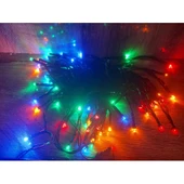 10m 100 Led Pilli 2 Kademeli RGB IŞIK Siyah Kablo - 1