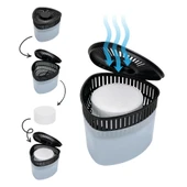 Gri, Vanilya Kokulu Üçgen Nem Alıcı Aparat - Koku ve Rutubet Giderici 500Gr thumbnail 1