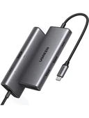 UGREEN 15531 CM498 Type-C to 4K/30Hz HDMI 2xUSB 3.2 Type-C 3.2 SD TF Kart Okuyucu Çoklayıcı Hub Adap - 1