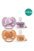 Philips Avent Avent Emzik Scf091/18 Ultra Yumuşak Emzik 6-18 Ay 2Li Kız*6 thumbnail 1
