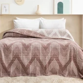 Schafer Home Bloom ÇK Battaniye 200x220 Cm 1 Parça-Lila - 1