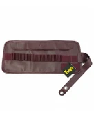 Yuga Suni Deri 36 Gözlü Rulo Kalemlik Bordo - 2