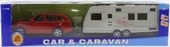 Kırmızı Metal Araçlı Karavan Mk1021 - 1