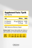 Orzax Orzax D3K2 20ml Damla thumbnail 2