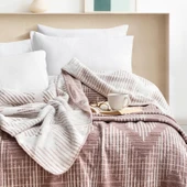 Schafer Home Bloom ÇK Battaniye 200x220 Cm 1 Parça-Lila - 2