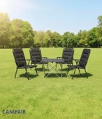 Yek Outdoor Konforlu 4 Kişilik Kamp Masa & Sandalye Seti - 1