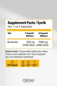 Orzax Bromelain 500 Mg 30 Kapsül thumbnail 2