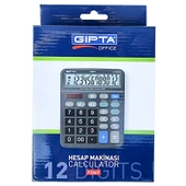 Gıpta Hesap Makinasi 12hn Vergi Fonks Masa Tipi thumbnail 2