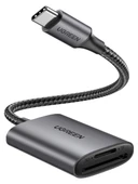 UGREEN 80888 CM401 Type-C USB-C to SD ve Micro SD Kart Okuyucu Adaptör 5GB/s Yüksek Hızlı Aktarım - 1