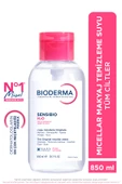 Bioderma Sensibio H2O Micellar Makyaj Temizleme Suyu Büyük Boy Hassas ve Normal Ciltler 850 ml thumbnail 1