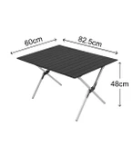 Yek Outdoor 4 Kişilik Kamp Masası ve Sandalye Seti - Siyah - 4