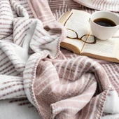 Schafer Home Bloom ÇK Battaniye 200x220 Cm 1 Parça-Lila - 3