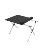 Yek Outdoor 2 Kişilik Alüminyum Kamp Masası ve Sandalye Seti - Siyah - 5