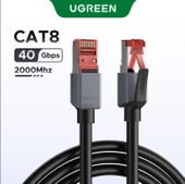 UGREEN 55193 NW323 CAT8 4K 8K 40GB/s Yüksek Ağ Hızı FRP Ethernet Kablosu 15metre - 1