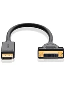 UGREEN 20405 DisplayPort Erkek to DVI 24+5 Dişi Çevirici Dönüştürücü Adaptör Kablo 1080P Çözünürlük - 1