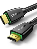 UGREEN 40408 HD118 HDMI Kablo 4K 18GB/s HDMI 2.0 Örgülü Görüntü ve Ses Aktarma Kablosu Siyah 1metre - 1