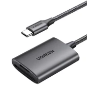 UGREEN 15251 CM401 USB-C 3.0 SDHC miniSD microSD MMC RS-MMC MMCmicro SDXC SD Hafıza Kartı Okuyucu - 1